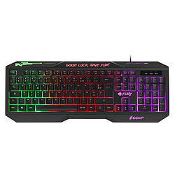 FURY - Hellfire 2 - Clavier Gaming LED RGB Anti-Ghosting