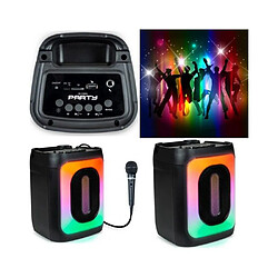 Bigben Enceinte Bluetooth karaoké - Noir