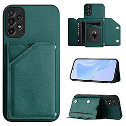 Samsung Galaxy A23 - Vert Étui portefeuille pour smartphone - Incision précise - Protection appareil photo