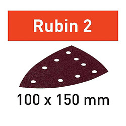 Festool Abrasif Rubin 2 STF DELTA/9 P60 RU2/50 - 577572