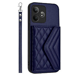 GANGXUN Oppo Realme GT Neo6 SE - Bleu Étui portefeuille pour Realme GT Neo6 SE - Cuir PU - Découpe précise - Protection appareil photo - Élégant et luxueux