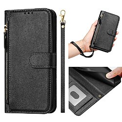 GANGXUN Vivo Y100 5G - Noir Étui portefeuille pour smartphone - Cuir PU magnétique - 6 emplacements cartes - Béquille intégrée