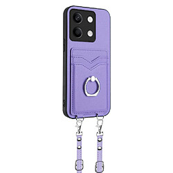 Étui Xiaomi Redmi Note 13 5G - Violet Coque de protection pour Xiaomi Redmi Note 13 5G - Incision précise - Cuir PU luxueux - Multicolore