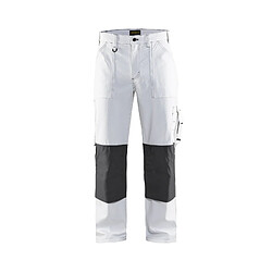 Blaklader 109112101098 Pantalon Peintre Blanc/Gris Foncé