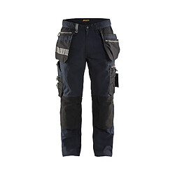 Blaklader Pantalon Artisan +Stretch - Marine foncé/Noir