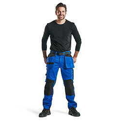 Blaklader Pantalon Artisan - Bleu roi/Noir