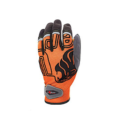 U-Power Gants de travail Niko - Orange Fluo (Lot de 3)