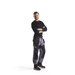 Blaklader Pantalon X1500 Coton - Gris Clair/Noir