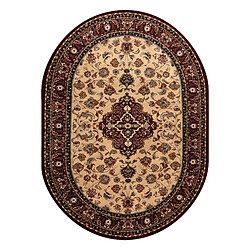 RUGSX Tapis en laine OMEGA rubis clair 170x235 cm