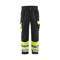Blaklader Pantalon artisan haute visibilité Jaune fluo 158418603399