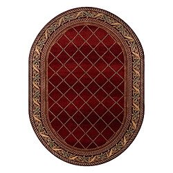 RUGSX OMEGA ovale KASTOR treillis - Rouge