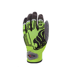 U-Power Gants de travail Niko - Vert Fluo (Lot de 3)