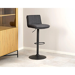 Lisa Design Alora - Lot de 2 tabourets - Gris