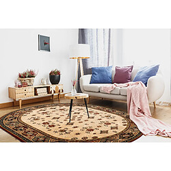 RUGSX Tapis en laine OMEGA TAROS Oriental Rudy Terre Cuite 170x235 cm pas cher