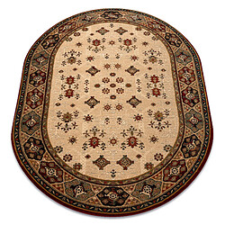RUGSX Tapis en laine OMEGA TAROS Oriental Rudy Terre Cuite 170x235 cm