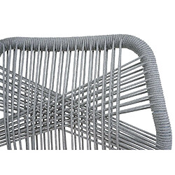 Mendler Lot de 2 tabourets de bar - Gris clair