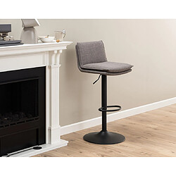 Lisa Design Alora - Lot de 2 tabourets - Taupe