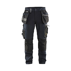 Blaklader Pantalon artisan +stretch - Marine foncé/Noir