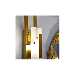 Mauro Ferretti Applique murale Cube - Verre et métal - Doré