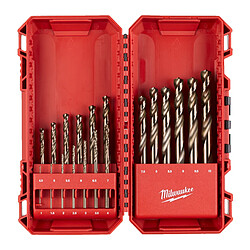 Milwaukee Coffret forets métal HSS cobalt - 19 pièces