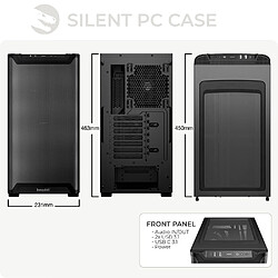 Avis Sedatech Workstation Quiet + Airflow • Intel i9-12900KF • RTX4060 • 32Go DDR5 • 2To SSD M.2 • Windows 11
