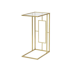 Mauro ferretti table d'appoint cube - Doré