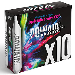 Sparclettes de Gaz Co2 12 g POWAIR x 10