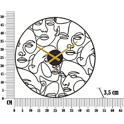 Avis Mauro ferretti Horloge murale - Noir