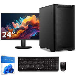 Sedatech Pack Workstation Quiet + Airflow • Intel i9-14900K • 64Go DDR5 • 2To SSD M.2 • Windows 11 • Moniteur 24''