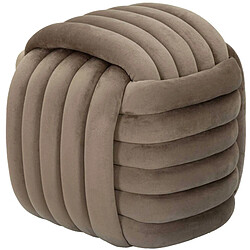Mauro Ferretti Pouf en tissu Softy - Gris