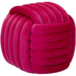 Mauro Ferretti Pouf en tissu Softy - Fuschia