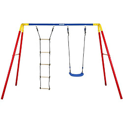 Kettler Balancoire double Combi rouge bleu