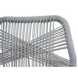 Mendler Lot de 2 tabourets de bar - Gris clair