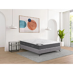 Vente-Unique Matelas 160 x 200 cm hybride ressorts ensachés accueil mémoire de forme ép.27cm - ATLANTIDE de YSMÉE