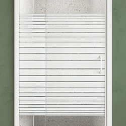 AURLANE Flexy - Porte de douche pivotante 80 cm