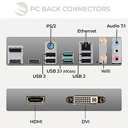 Acheter Sedatech Workstation, Intel i9-12900KF, GT1030, 32Go RAM, 2To SSD, Win 11, Ecran 24''