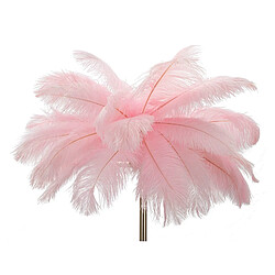 EPIKASA Lampadaire Plumes 10, Rose, Métal, 55x55x160 cm
