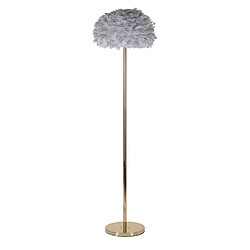 EPIKASA Lampadaire MF186, Or, Métal, 43x43x170 cm