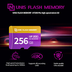 Carte microSDXC UNIS UF200 256GB