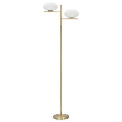 EPIKASA Lampadaire MF202, Or, Métal, 51x24x180 cm