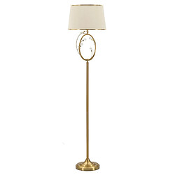 EPIKASA Lampadaire MF211, Blanc, Métal, 38x38x170 cm