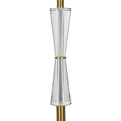 EPIKASA Lampadaire MF214, Blanc, Métal, 40x40x153 cm