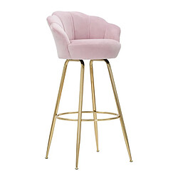 EPIKASA Tabouret Haut MF453 - Rose