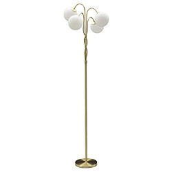 Seven Design Lampadaire MF204, Or, Métal, 54x54x176 cm