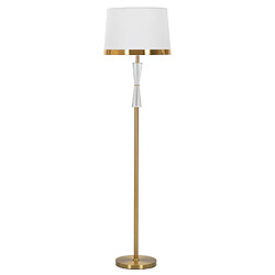 EPIKASA Lampadaire MF214, Blanc, Métal, 40x40x153 cm