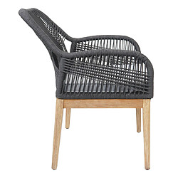 Acheter Mendler Chaise de jardin - Gris graphite