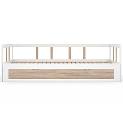 Avis Idmarket Lit gigogne 90/x190 + tiroir