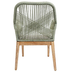 Mendler Chaise de jardin - Crème pas cher