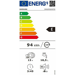 Samsung DW60M6040FW - Blanc pas cher