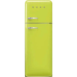 Refrigerateur combine FAB30RLI5 SMEG ventile (no frost) congélateur en haut 294 L